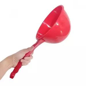 레드 다용도 자루 바가지 특대 플라스틱 물바가지 가정용 업소용