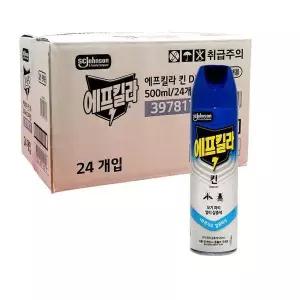 [셀러허브][SC존슨코리아] 에프킬라 킨 수성 500ml x 24개 (S49958021)