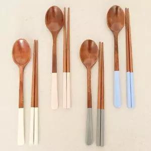 텔 옻칠수저 이우 4인세트 숟가락 원목