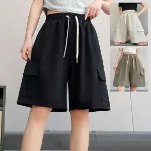 유틸리티 숏츠 5부 위아 와이드팬츠 여름 포켓 밴딩