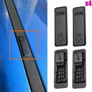 현대 i20 I30 Elantra용 4PCS 872552 L000 자동 지붕 싱크 바 커버 레일 마운트 트림 랙 뚜껑 클립 캡