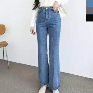 여성 부츠컷 청바지 1P 위아 하이웨스트 봄 데님팬츠