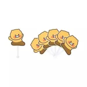 카카오 춘식이 위아 접이식 부채 4P 여름 휴대용 썸머