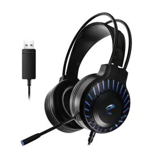 RGB LED 7.1채널 게이밍 헤드셋 유선 가상 입체 사운드 PC 헤드폰