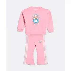 ADIDAS KIDS X 엘리스 크루 세트 인펀트 - 핑크 / KE0479