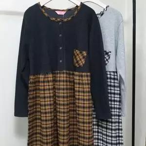 위아 국산 여성 면 원피스잠옷