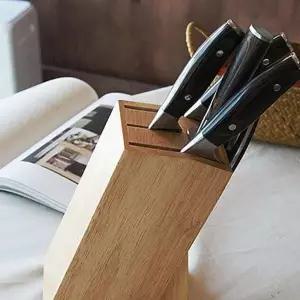 우드 위아 블록 보관함 주방 용품 블럭 꽂이