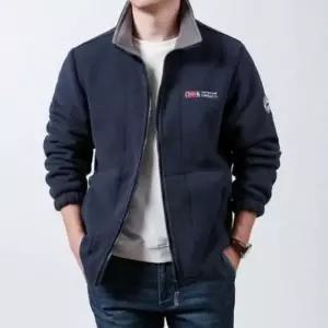 남성 겨울 양털 후리스 집업 하이넥 점퍼 보아털 플리스 자켓