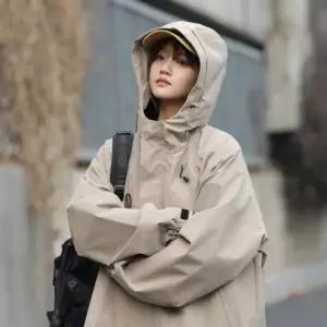 남녀공용 간절기 후드 바람막이 점퍼 봄 가을 데일리 아우터 집업