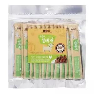 [반려] 설레개 치킨 20P 활력촉진 애견 기능성간식 강아지껌 강아지간식대용량