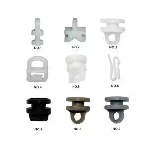 50Pcs 밴 트럭 스테이션 왜건 건설 차량 자동차 커튼 트랙 패스너 클립 스트레이트 클램프