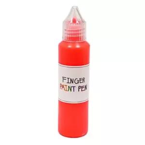 (50ml 형광 빨강) 핑거 페인트펜 낱색/물감/놀이/페인트/유아용/어린이/유아/펜타입/놀이용/선물/키즈/미술