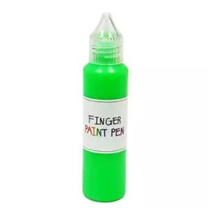 (50ml 형광 초록) 핑거 페인트펜 낱색/물감/놀이/어린이/유아/펜타입/선물/키즈/미술/색칠/페인트/그림