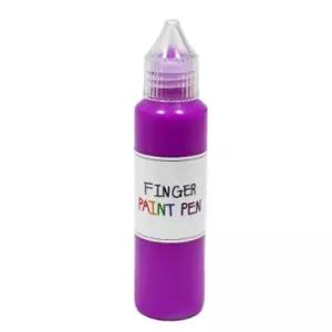(50ml 형광 보라) 핑거 페인트펜 낱색/물감/놀이/펜타입/선물/어린이/유아/키즈/미술/색칠/페인트/그림