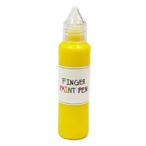 (50ml 노랑) 핑거 페인트펜 낱색/물감/놀이/펜타입/놀이용/선물/어린이/유아/키즈/미술/색칠/페인트/그림