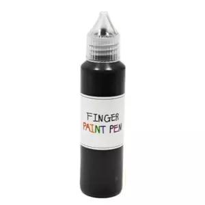(50ml 검정) 핑거 페인트펜 낱색/물감/놀이/유아/키즈/미술/색칠/어린이/펜타입/놀이용/선물/페인트/그림