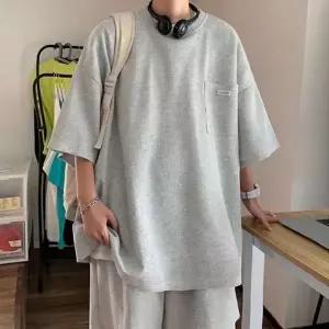 남성 오버핏 5부 상하의 SET 트레이닝 반팔 츄리닝