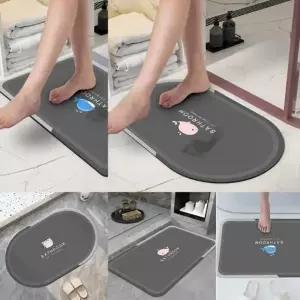 욕실 규조토 3세대 발매트 SW-1059 미우 빨 발판 한솔