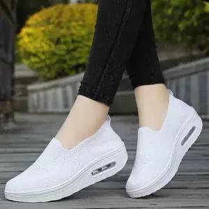 편한 슬립온 신발 키높이 에어 굽 스니커즈 운동화