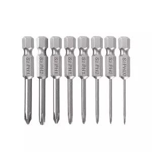 [RIZPICK]PL 효율 공구 비트 75mm 자석 십자드라이버 비트 8종세트 No47