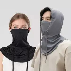 남여공용 여름철 시원 쿨링 멀티 넥워머 후 헬멧 전면