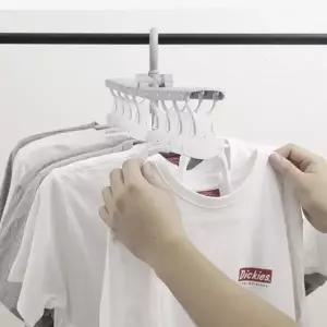 세탁소옷걸이 접이식 위아 다중 옷걸이 논 행거