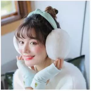 접이식 투톤매듭 머리띠 귀마개 (12057934A)
