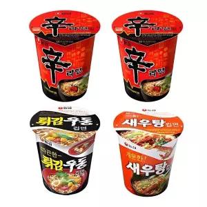 50587928-신라면컵 12개+ 튀김우동컵6개+새우탕컵6개 (총24개)