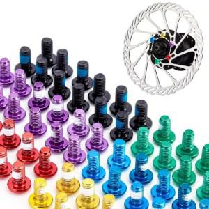 자전거 디스크 브레이크 로터 Torx 볼트 T25 M5x10mm MTB 합금강 고정 나사, 12 피스