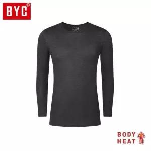 BYC 남성 보디히트 U넥 긴팔T DOLU2233-재색 (8514443A)