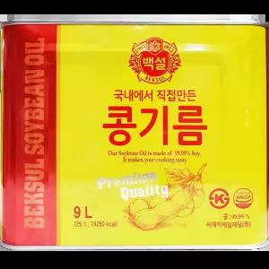 대두유 (백설 9L) 잔치용 풍미증진 분식점기름 업소용식용유 식당전용