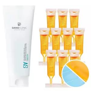 다노클리닉 AS 아쿠아세럼 250ml + 마카리조 허니듀세럼 손상모 케어 5ml 10개입 MNS