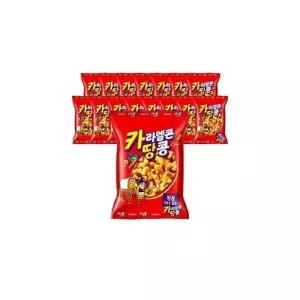 크라운 카라멜콘 땅콩 72g 16개