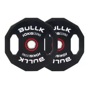베스코 불크 중량 원판 바벨 역기 웨이트 12각 TPU 우레탄 10kg 2개 MNS