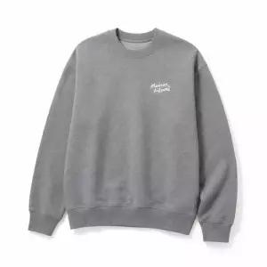 메종키츠네 HANDWRITING COMFORT SWEATSHIRT MM00315KM0341-0365) 핸드라이팅 컴포트 스웨트셔츠)