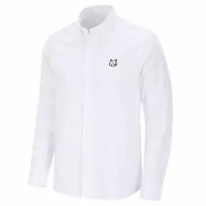 메종키츠네 CONTOUR FOX HEAD CASUAL BD SHIRT MM00410WC2010-P100) 컨투어 폭스 헤드 캐쥬얼 셔츠)