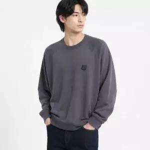 메종키츠네 FOX HEAD OVERSIZE SWEATSHIRT PM00306KM0340-P180) 폭스헤드 오버사이즈 스웨트셔츠)