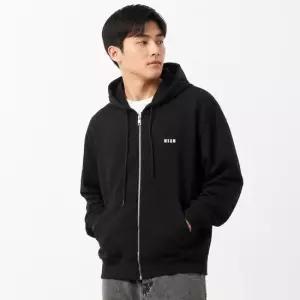 MSGM 마이크로 로고 후드 집업 2000MM507 300000 99)
