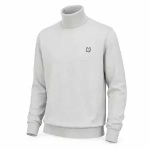 메종키츠네 FOX HEAD PATCH REGULAR TURTLENECK LM00812KT1036-H120) 폭스헤드 패치 레귤러 터틀넥)