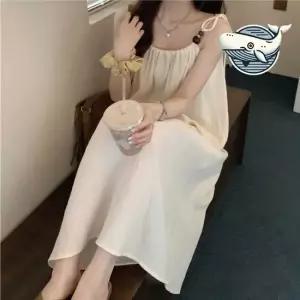 여름 바캉스 끈나시 롱원피스 체형커버 패션 여름원피스 여성원피스 민소매원피스