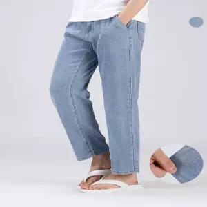 기장선택 데일리 여름 루즈핏 인밴딩 스판 청바지 GRCP1284