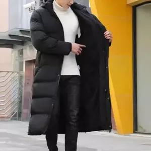 남성벨트패딩 남자 후드 겨울 롱패딩 베이직 스웨이드퍼 투웨이지퍼