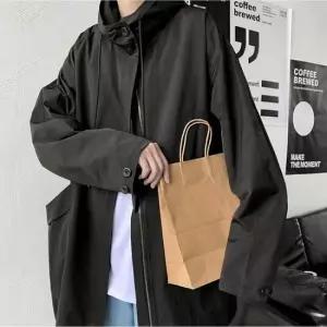 여성하프코트 남자 간절기 후드 롱 야상 자켓 캐주얼 점퍼