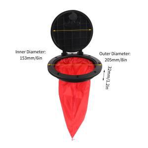 검은색 원형 해치 커버 분리형 검사 보트 카약 카누