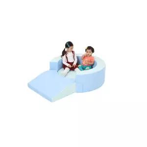 TK_아이소파 플레이매트 프레임세트 영유아 실내놀이터 쿠션매트 원형매트 잡고서기 보조시트
