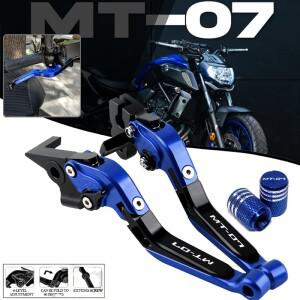 Yamaha MT-07 FZ-07 MT 07 FZ 2014-2025 바이크 오토바이 CNC 조절 식 접이식 확장형 브레이크 클러치 레버