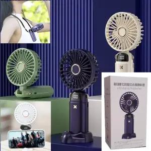 5단 USB 미니선풍기 손선풍기 목걸이 스마트폰거치대