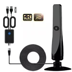 4K 새로운 디지털 TV 안테나 수신기 실내 및 실외 고화질 지상파 HDTV 여러 국가의 표준을 지원합니다