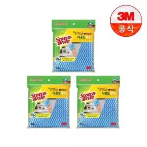 [3M]빨아쓰는 다회용행주(10매입)3개세트