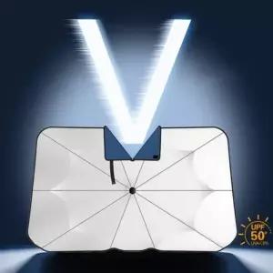 차량용 V홈 위생관리 햇빛 가리개 양산겸용형 가림막 차박 캠핑 자외선차단